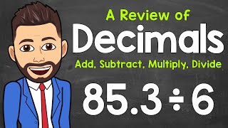 How to Add Subtract Multiply and Divide Decimals  A Review of Decimals  Math with Mr J [upl. by Nnywg330]