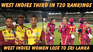 West Indies Team amp Players Rise In T20 Rankings West Indies vs Sri Lanka First Match [upl. by Enitsirc]