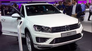 Volkswagen Touareg RLine 2016 In detail review walkaround Interior Exterior [upl. by Nnuahs]