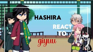 hashira react to giyuu tomioka angst made by Crystalthekitty [upl. by Atalanti]