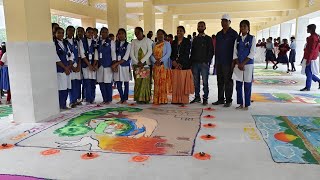 Rangoli Competition In St Charles School LOHARDAGA [upl. by Armillda796]