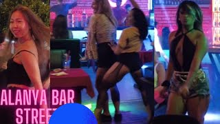 alanya nightlife 4k  alanya bar street antalya turkey holiday  turkey travel [upl. by Ryun]