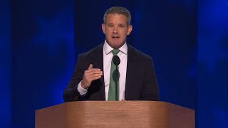 FULL SPEECH Rep Adam Kinzinger latest Republican to speak on DNC stage [upl. by Lajes418]