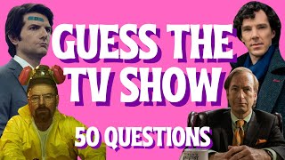 Guess the TV Show Picture Quiz  Test Your Knowledge 50 Questions [upl. by Omsare]