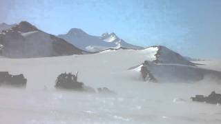 Ground Blizzard at Antarcticas Union Glacier [upl. by Jard255]