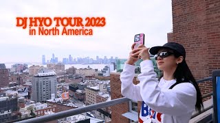 This is HYO 🎧🤘  효연 DJ HYO TOUR 2023 in North America Behind The Scenes [upl. by Tezil722]