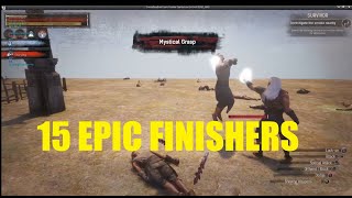 15 EPIC FINISHERS TO UNLOCK [upl. by Cavan]