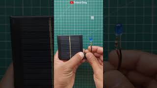 Solar Power Project  5v Solar Panel Hacks shorts youtubeshorts ytshorts shortsvideo [upl. by Ahsika]