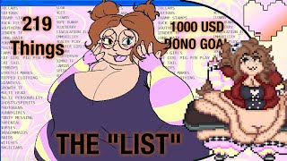 The quotListquot  1000 USD Big Move Donothon Goal Flamie [upl. by Nadnerb299]