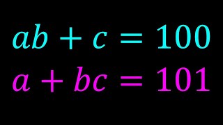 A Nice Diophantine System  Maths Olympiad maths [upl. by Martino220]