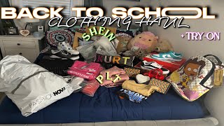 BACK TO SCHOOL CLOTHING HAUL  TRYON  2024  shein plt fashion nova kurt geiger  more [upl. by Aimehs]