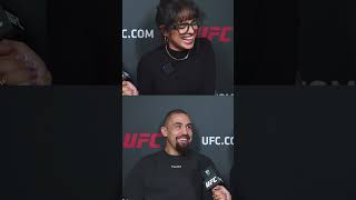 Robert Whittaker on his celebrity look alike LOL shorts ufc mma [upl. by Lamag]