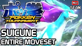 Pokken Tournament Suicune ENTIRE MOVESET amp FINISHER [upl. by Iaras]