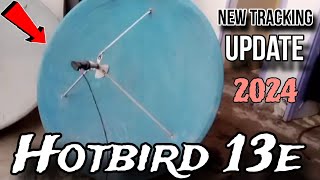 Hotbird 13E Satellite New update Tracking 2024 [upl. by Benton]