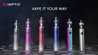 2019VAPE  Vaptio TYRO Kit Allinone Vape Pen｜VAPE TRICKS [upl. by Nwahsal]