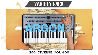 ► Modal Argon8 ► 200 Custom Patches  Presets no talking sounds demo [upl. by Atilrahc]