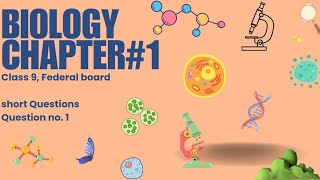 Biology Class 9  Chapter 1  Short Questions  Part 1 [upl. by Pepin]