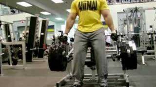 Hammer Strength Shrugs  475 x 12 [upl. by Ytsirc]