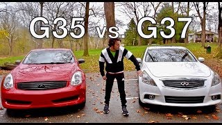 Infiniti G35 vs G37  Differences and Comparison [upl. by Haridan]