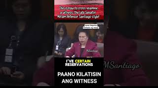 Paano kilatisin ang witness senator senatehearing miriamdefensorsantiago [upl. by Kile973]