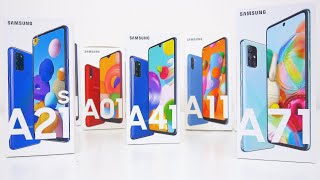 Every Samsung Galaxy A Series Phone Compared The Ultimate Guide A01 A11 A21 A31 A41 A51 A71 [upl. by Torras]