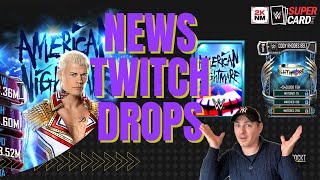 Drops  Alle Infos zu den Twitch Drops amp Sammel Event 😱🔥 WWE SuperCard deutsch [upl. by Aivart]