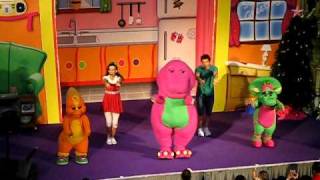 Barney quotChristmas Surprisequot live at United Square  Jingle Bells [upl. by Aroel]