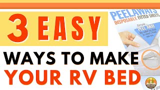 3 Easy Ways To Make Your RV Bed  HassleFree Sheets to Use in Your Rig [upl. by Natrav]