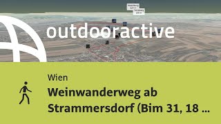 Wanderung in Wien Weinwanderweg ab Strammersdorf Bim 31 18 Min ab [upl. by Ragen]