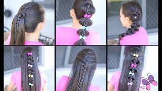 Peinados Fáciles y Rápidos para Cabello Largo [upl. by Hgielsel]