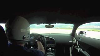 Heffner Twin Turbo R8 Lapping Miller Motorsports Park No Music [upl. by Lesde]