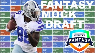 2022 Fantasy Football Mock Draft  10Team PPR  3rd Pick [upl. by Tonya]