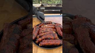 Grilled bbq glazed ribs [upl. by Ettevey]