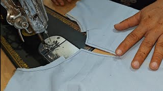 coat collar kurti cutting and stitching [upl. by Lukin]