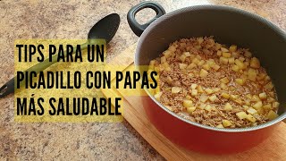 ♡ Receta ♡ Picadillo con papas saludable  Nutrióloga Vicky Fuerte [upl. by Fulbert808]