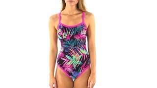 TYR Safari Reversible Diamondfit w Contour Cups  SwimOutletcom [upl. by Dressel]