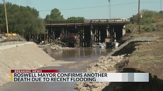 Roswell mayor confirms 3rd death due to flooding [upl. by Ahsener]