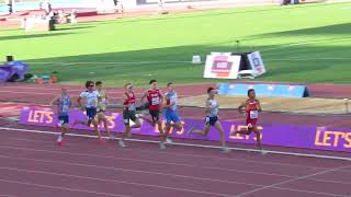 800m Men Final 10 8 2023 European Athletics U20 Championships Jerusalem [upl. by Cilla]