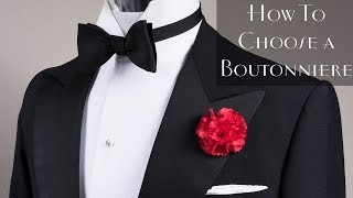 Lapel Flower Pin amp Boutonniere Basics  How To Find The Right One For You [upl. by Florin]