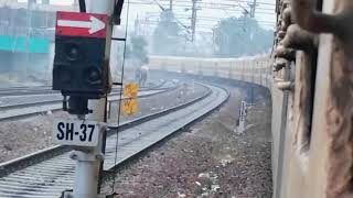 ROLLERCOASTER 🎢 CURVE DEPART SIKAR JUNCTION ONBOARD 14701 SGNRBDTS AMRAPUR ARAVALI [upl. by Pember]