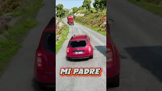 ASÍ CONDUCE MI FAMILIA ⚠️ gaming meme beamngdrive gta [upl. by Puiia79]