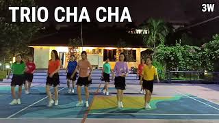 Trio Cha Cha  Line dance [upl. by Ameehs]