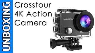 Crosstour 4K Action Camera Unboxing [upl. by Polash]