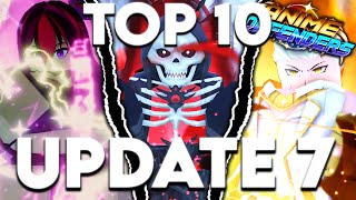 Top 10 Must Have Units In Anime Defenders Update 7 [upl. by Zane416]