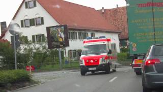 RTW 3831 DRK Bodenseekreis RW Markdorf [upl. by Florina]