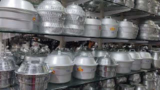 T Nagar Saravana Stores வித விதமான Idly Pathiram Oil Containers Cookware Collections [upl. by Yeleen]