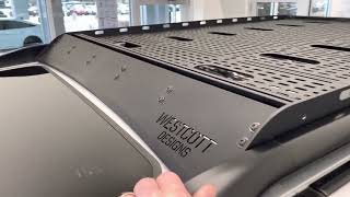 Westcott Designs roof rack for 200series Land Cruiser [upl. by Airdnassac711]