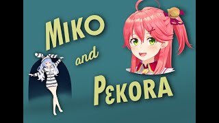 Miko and Pekora Opening Intro Parody Tom and Jerry x Hololive MMD Parody [upl. by Addie]