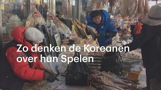 Op de markt van Gangneung Zo denken Koreanen over de spelen  RTL NIEUWS [upl. by Swope]