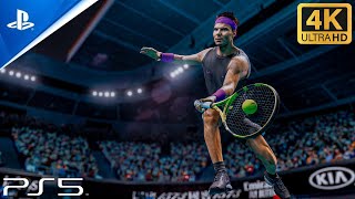 Tennis World Tour 2  Nadal vs Kyrgios  Gameplay PS5™ 4K 60FPS [upl. by Joanne364]